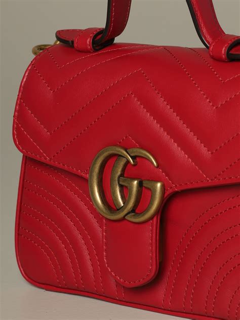 red crossbody bag gucci|gucci bag crossbody small.